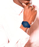 Buy Shop Lacoste 12.12 Blue Dial Blue Silicon Strap Watch for Men - 2011248 USA Online