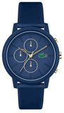 Buy Shop Lacoste 12.12 Blue Dial Blue Silicon Strap Watch for Men - 2011248 USA Online
