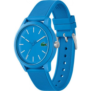 Buy Shop Lacoste 12.12 Blue Dial Blue Silicone Strap Watch for Men - 2011193 USA Online