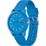 Buy Shop Lacoste 12.12 Blue Dial Blue Silicone Strap Watch for Men - 2011193 USA Online