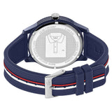 Buy Shop Lacoste 12.12 Blue Dial Two Tone Silicon Strap Watch for Men - 2011070 USA Online
