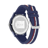Buy Shop Lacoste 12.12 Blue Dial Two Tone Silicon Strap Watch for Men - 2011070 USA Online