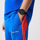 Buy Shop Lacoste 12.12 Chronograph Black Dial Black Silicon Strap Watch for Men - 2011012 USA Online