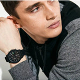 Buy Shop Lacoste 12.12 Chronograph Black Dial Black Silicon Strap Watch for Men - 2011012 USA Online