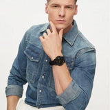 Buy Shop Lacoste 12.12 Chronograph Black Dial Black Silicon Strap Watch for Men - 2011012 USA Online