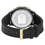 Buy Shop Lacoste 12.12 Chronograph Black Dial Black Silicon Strap Watch for Men - 2011012 USA Online