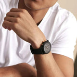 Buy Shop Lacoste 12.12 Chronograph Black Dial Black Silicon Strap Watch for Men - 2011247 USA Online