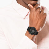 Buy Shop Lacoste 12.12 Chronograph Black Dial Black Silicon Strap Watch for Men - 2011247 USA Online