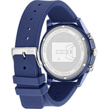 Buy Shop Lacoste 12.12 Chronograph Blue Dial Blue Silicon Strap Watch for Men - 2010970 USA Online