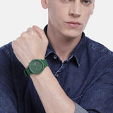 Buy Shop Lacoste 12.12 Chronograph Green Dial Green Silicon Strap Watch for Men - 2011245 USA Online