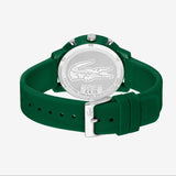 Buy Shop Lacoste 12.12 Chronograph Green Dial Green Silicon Strap Watch for Men - 2011245 USA Online