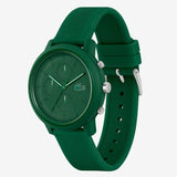 Buy Shop Lacoste 12.12 Chronograph Green Dial Green Silicon Strap Watch for Men - 2011245 USA Online