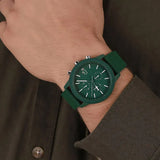 Buy Shop Lacoste 12.12 Chronograph Green Dial Green Silicone Strap Watch for Men - 2010973 USA Online