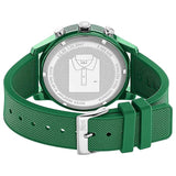 Buy Shop Lacoste 12.12 Chronograph Green Dial Green Silicone Strap Watch for Men - 2010973 USA Online
