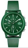 Buy Shop Lacoste 12.12 Chronograph Green Dial Green Silicone Strap Watch for Men - 2010973 USA Online