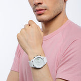 Buy Shop Lacoste 12.12 Chronograph White Dial White Silicon Strap Watch for Men - 2010974 USA Online