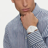 Buy Shop Lacoste 12.12 Chronograph White Dial White Silicon Strap Watch for Men - 2011246 USA Online