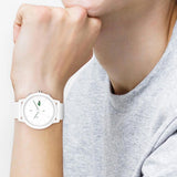 Buy Shop Lacoste 12.12 Chronograph White Dial White Silicon Strap Watch for Men - 2011246 USA Online