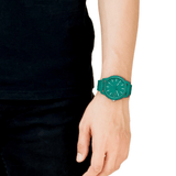 Buy Shop Lacoste 12.12 Cyan Green Dial Cyan Green Silicon Strap Watch for Men - 2011192 USA Online