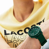 Buy Shop Lacoste 12.12 Green Dial Green Silicone Strap Watch for Men - 2010985 USA Online
