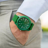 Buy Shop Lacoste 12.12 Green Dial Green Silicone Strap Watch for Men - 2010985 USA Online