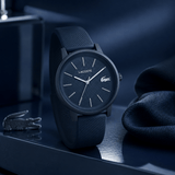Buy Shop Lacoste 12.12 Move Blue Dial Blue Silicon Strap Watch for Men - 2011241 USA Online