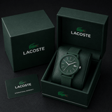 Buy Shop Lacoste 12.12 Move Green Dial Green Silicon Strap Watch for Men - 2011238 USA Online