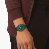 Buy Shop Lacoste 12.12 Move Green Dial Green Silicon Strap Watch for Men - 2011238 USA Online