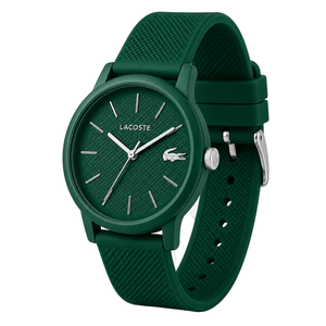 Buy Shop Lacoste 12.12 Move Green Dial Green Silicon Strap Watch for Men - 2011238 USA Online