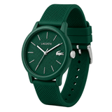 Buy Shop Lacoste 12.12 Move Green Dial Green Silicon Strap Watch for Men - 2011238 USA Online