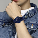 Buy Shop Lacoste 12.12 Navy Blue Dial Navy Blue Silicone Strap Watch for Men - 2011011 USA Online