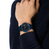 Buy Shop Lacoste 12.12 Navy Blue Dial Navy Blue Silicone Strap Watch for Men - 2011011 USA Online