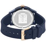 Buy Shop Lacoste 12.12 Navy Blue Dial Navy Blue Silicone Strap Watch for Men - 2011011 USA Online