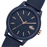 Buy Shop Lacoste 12.12 Navy Blue Dial Navy Blue Silicone Strap Watch for Men - 2011011 USA Online