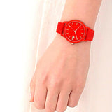 Buy Shop Lacoste 12.12 Red Dial Red Silicon Strap Watch for Men - 2010988 USA Online