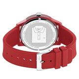 Buy Shop Lacoste 12.12 Red Dial Red Silicon Strap Watch for Men - 2010988 USA Online