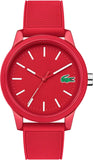 Buy Shop Lacoste 12.12 Red Dial Red Silicon Strap Watch for Men - 2010988 USA Online