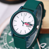 Buy Shop Lacoste 12.12 White Dial Green Silicon Strap Watch for Men - 2011135 USA Online