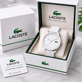 Buy Shop Lacoste 12.12 White Dial White Silicon Strap Watch for Men - 2010984 USA Online