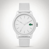 Buy Shop Lacoste 12.12 White Dial White Silicon Strap Watch for Men - 2010984 USA Online