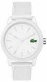 Buy Shop Lacoste 12.12 White Dial White Silicon Strap Watch for Men - 2010984 USA Online