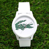 Buy Shop Lacoste 12.12 White Dial White Silicone Strap Watch for Men - 2011039 USA Online
