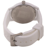 Buy Shop Lacoste 12.12 White Dial White Silicone Strap Watch for Men - 2011039 USA Online