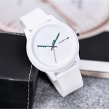 Buy Shop Lacoste 12.12 White Dial White Silicone Strap Watch for Men - 2011069 USA Online