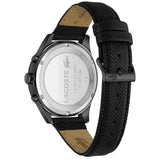 Buy Shop Lacoste Apext Black Dial Black Leather Strap Watch for Men - 2011296 USA Online
