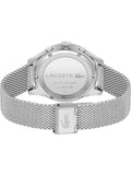 Buy Shop Lacoste Apext Black Dial Silver Steel Strap Watch for Men - 2011298 USA Online