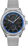 Buy Shop Lacoste Apext Black Dial Silver Steel Strap Watch for Men - 2011298 USA Online