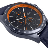 Buy Shop Lacoste Apext Blue Dial Blue Leather Strap Watch for Men - 2011297 USA Online