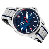Buy Shop Lacoste Capbreton Blue Dial Silver Steel Strap Watch for Men - 2010944 USA Online