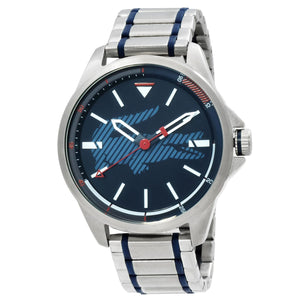 Buy Shop Lacoste Capbreton Blue Dial Silver Steel Strap Watch for Men - 2010944 USA Online